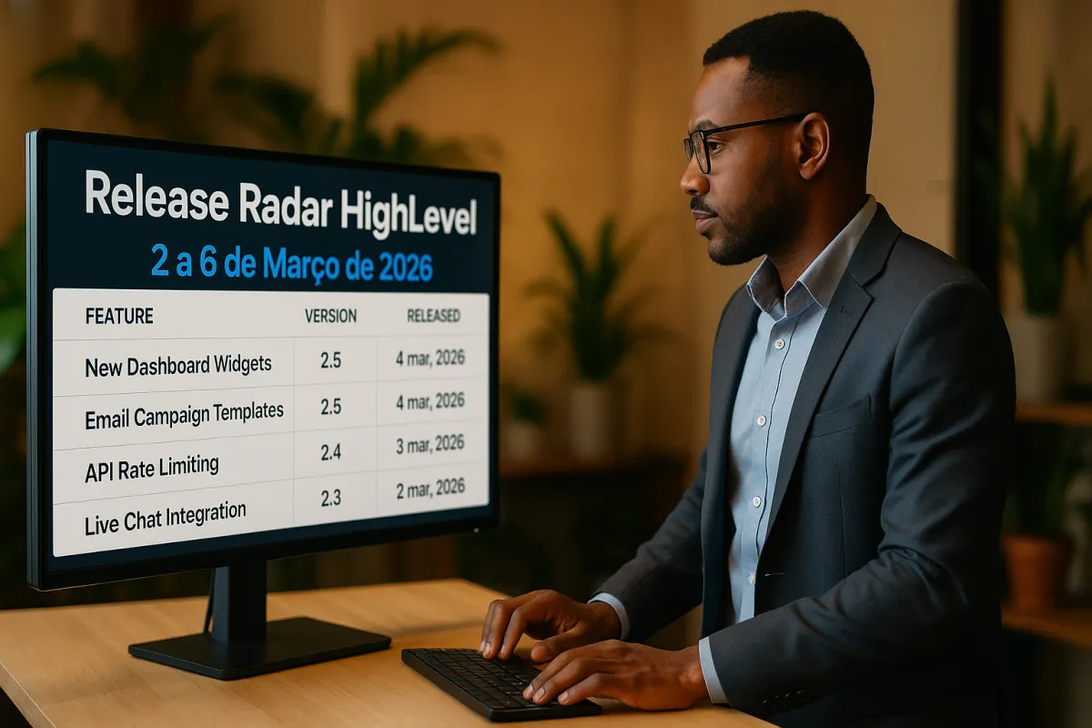 HighLevel Release Radar: As Novidades de 2 a 6 de Março de 2026 que Vão Transformar Sua Operação