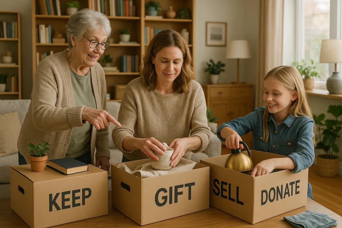 The Keep, Gift, Sell, Donate Method: How Minnesota Families Sort Belongings Without Fighting