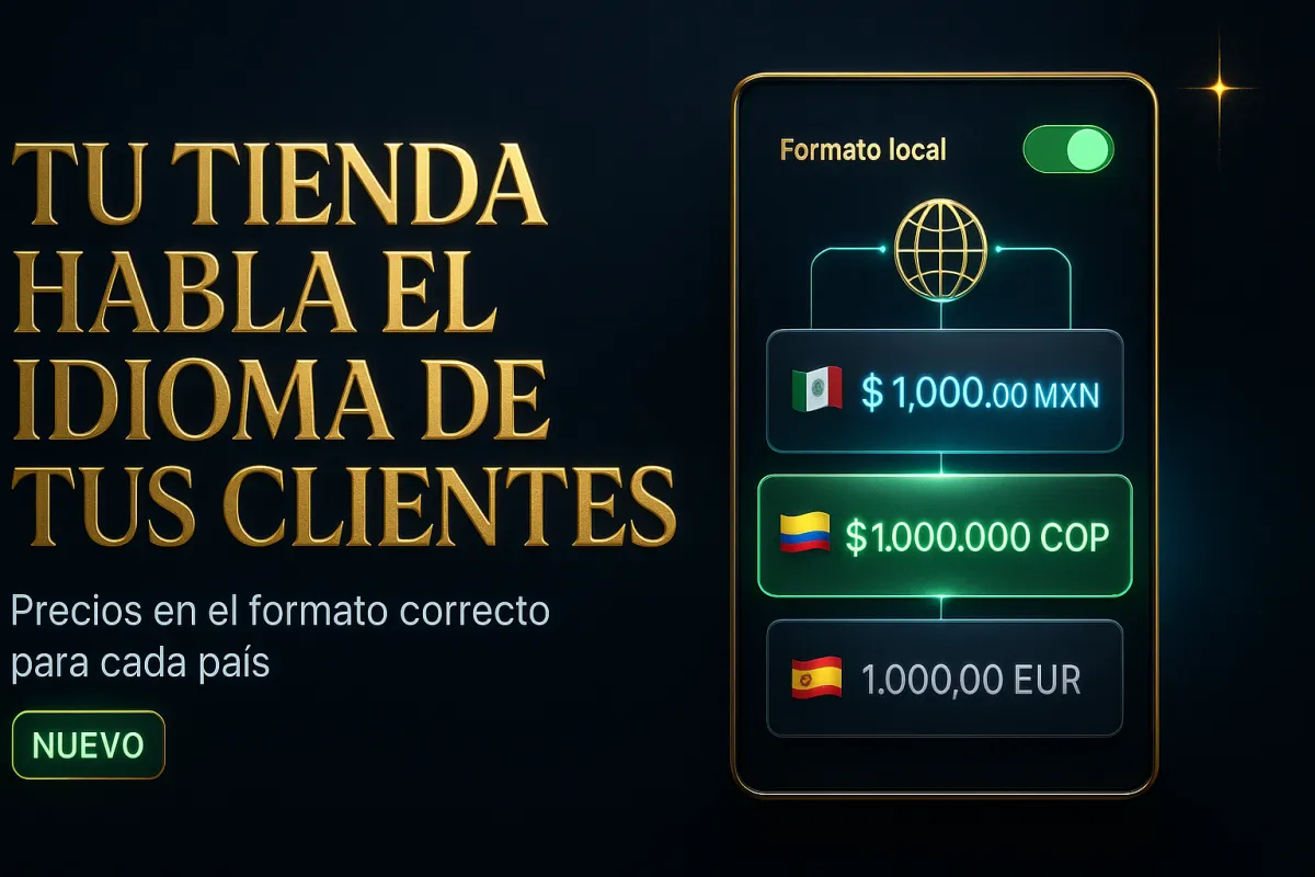 Tu Tienda Habla el Idioma de tus Clientes: Precios en el Formato Correcto para Cada Pais