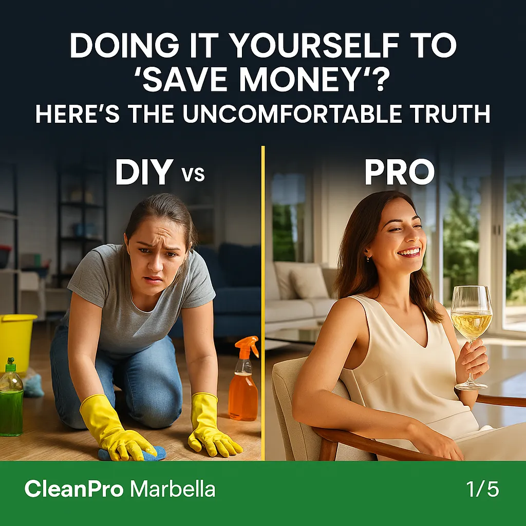Why DIY Cleaning Is Costing Marbella and Costa del Sol Homeowners More Than They Realise