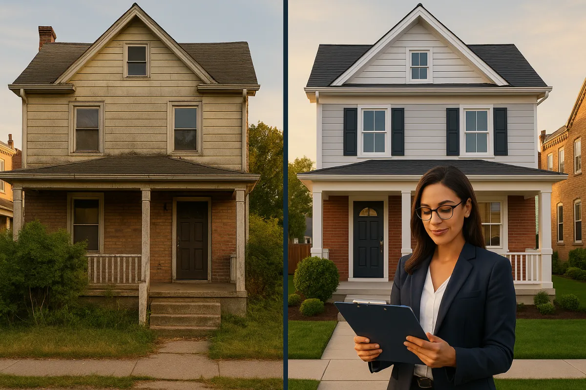 Philadelphia home seller deciding whether to fix up or sell as-is before listing