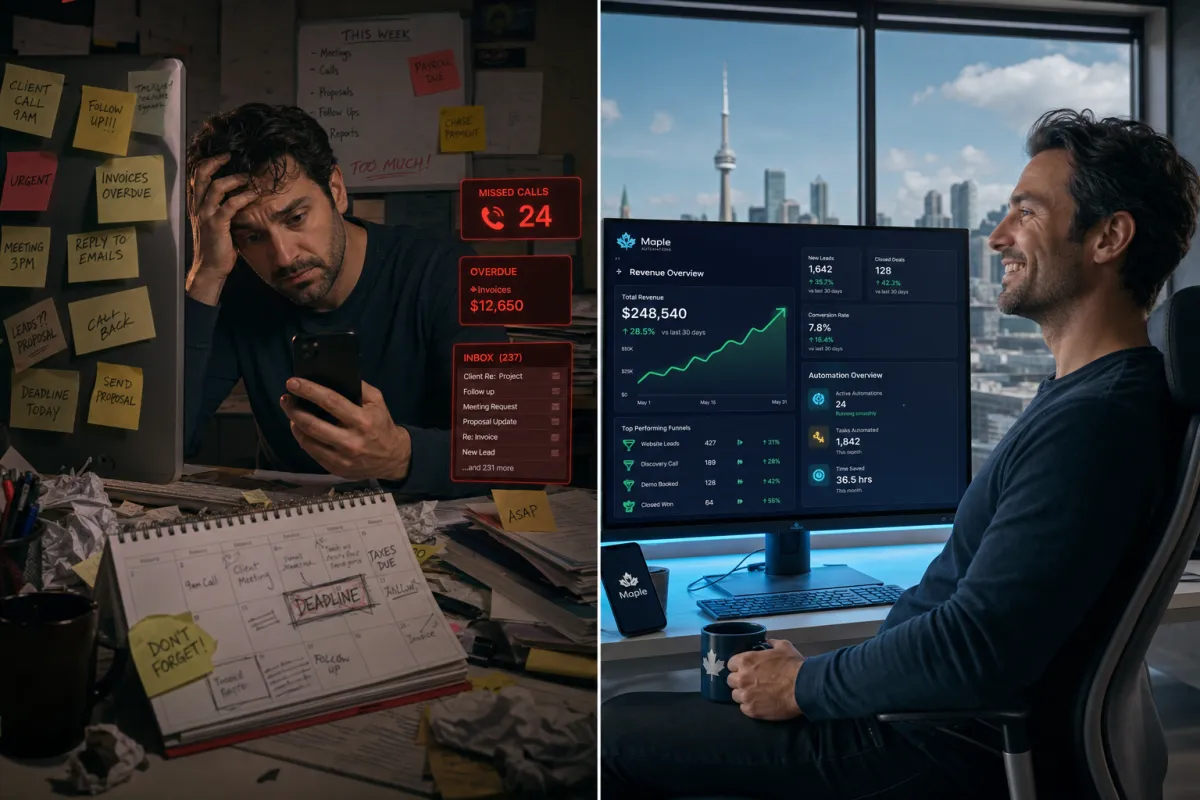 Before vs. After Automation: The Real Numbers Canadian SMBs Don't Want to Admit