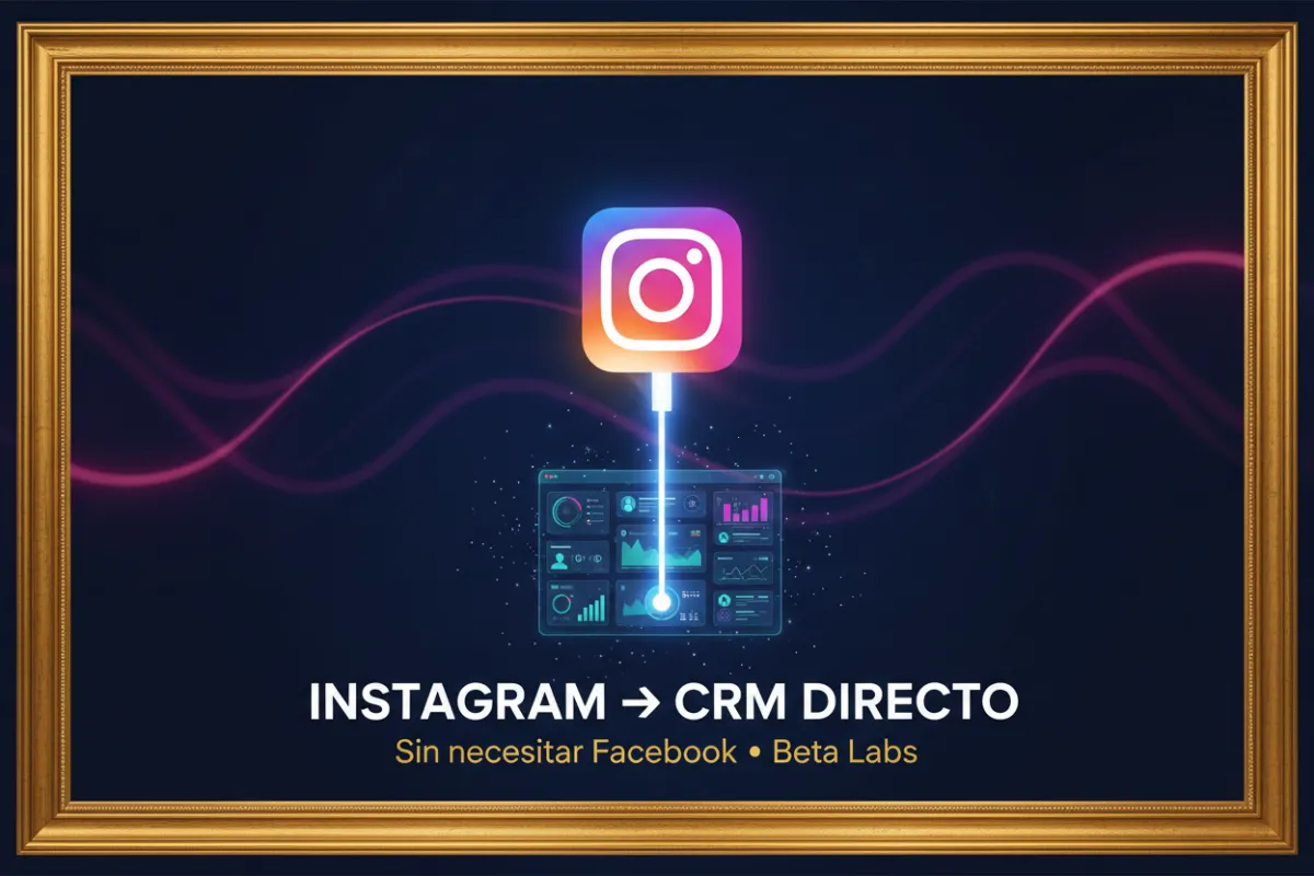 Conecta Instagram Directo al CRM sin Necesitar Facebook: Nueva Integración Unificada en Labs