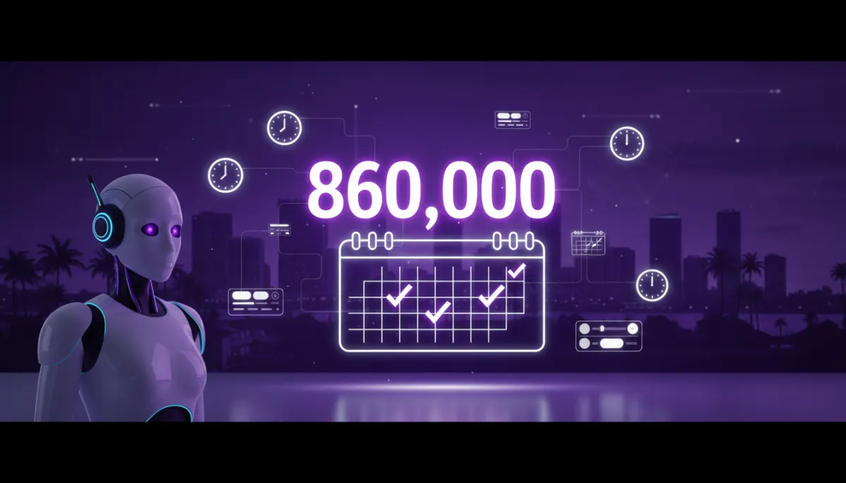 860,000 Appointments Booked by AI: The Automated Scheduling Revolution Changing Florida Business