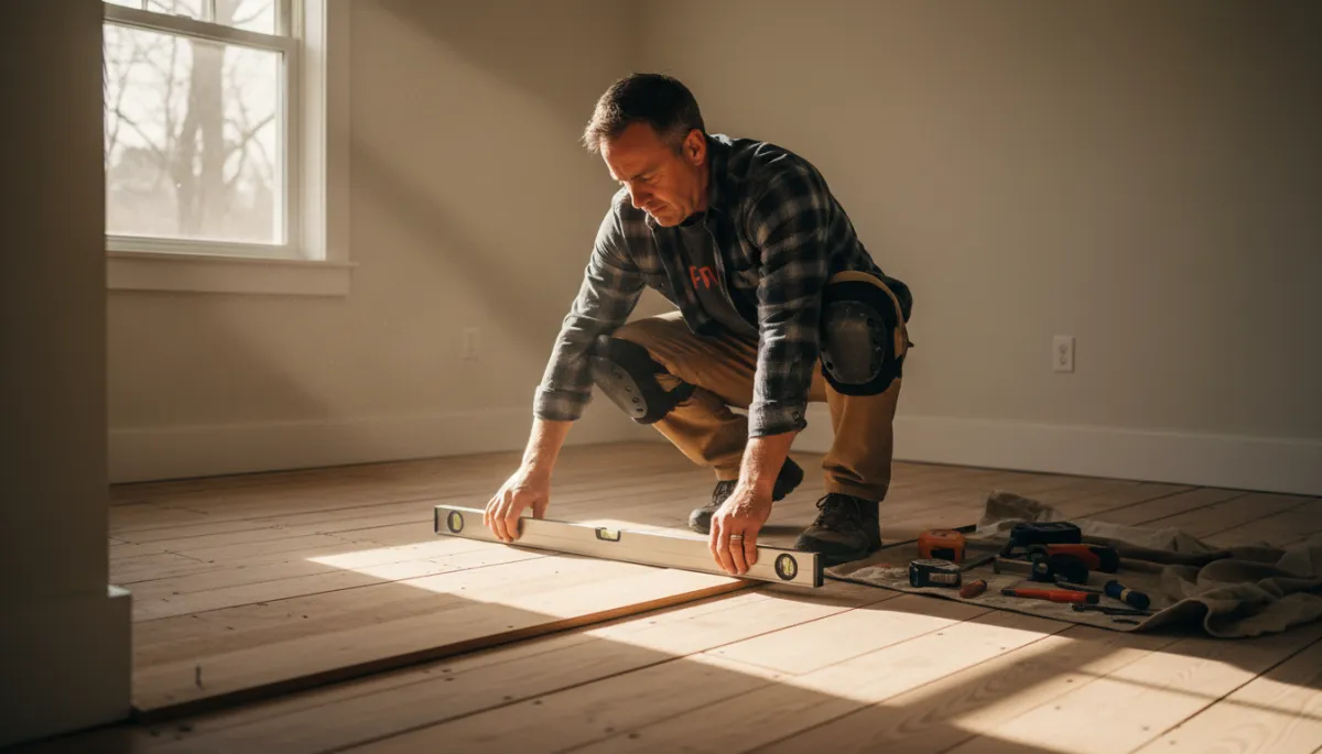 Subfloor preparation by JRC Professional Flooring Corp in Leominster, MA