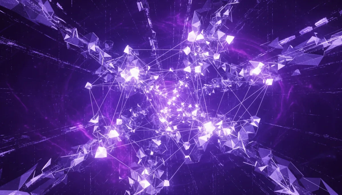 Abstract AI neural network visualization in deep purple and electric violet β AI Employers Newsletter