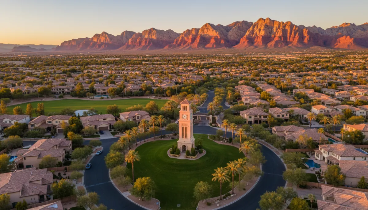 The Vistas Clock Tower: Summerlin West Homes, Trails, and Views