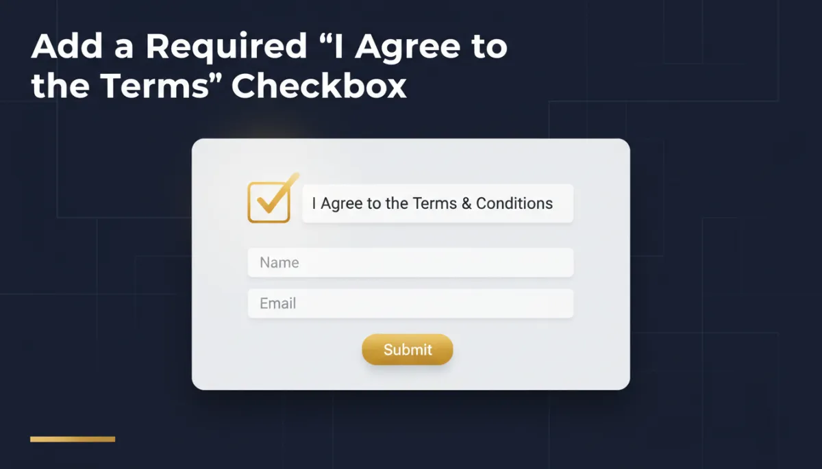 Add a Required "I Agree to the Terms" Checkbox to Your Store Checkout