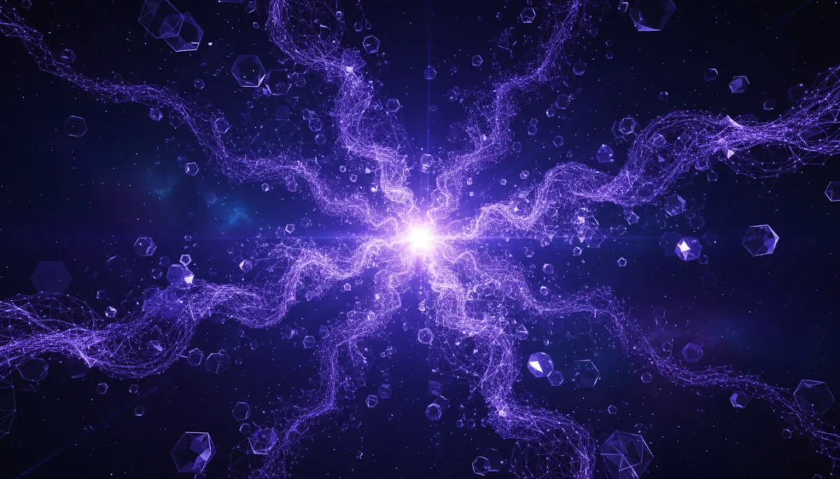Deep purple electric violet AI neural network β Florida business AI transformation