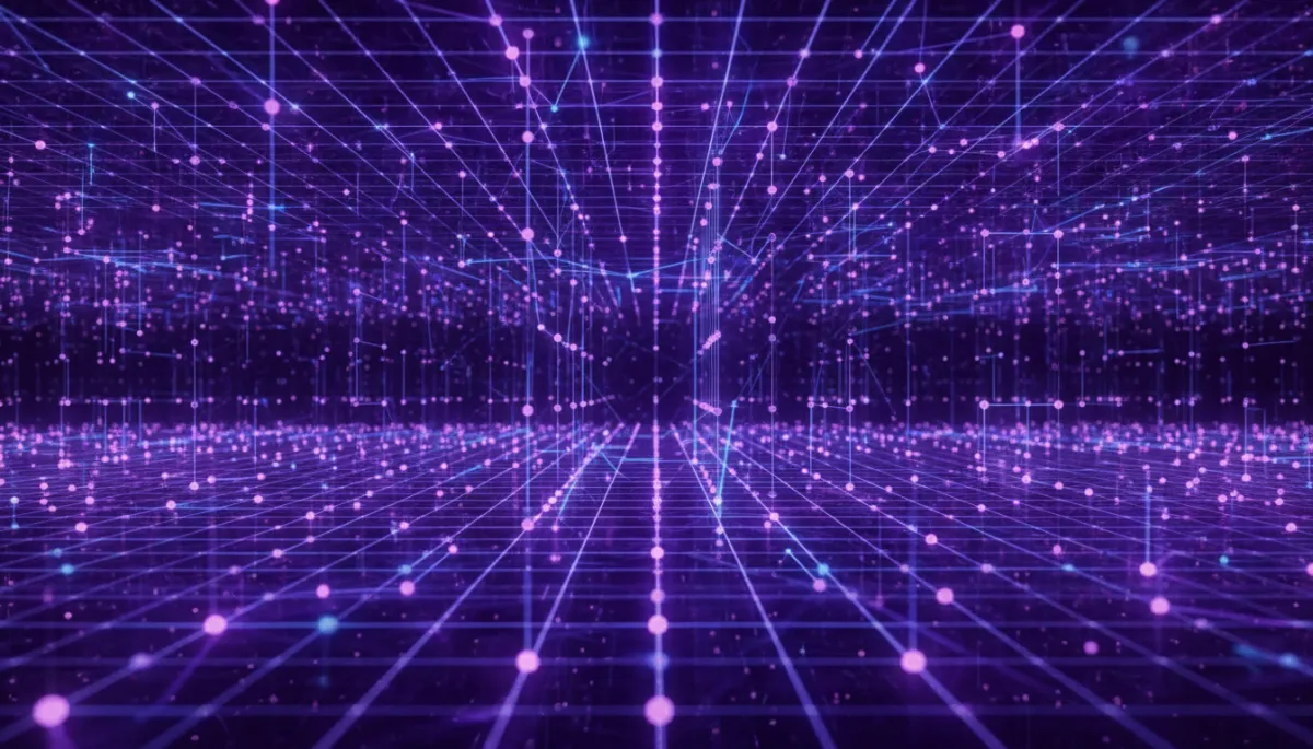 Abstract digital neural network data flow β AI content creation technology visualization