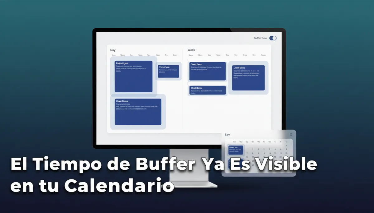 El Tiempo de Buffer Ya Es Visible en la Vista Día y Semana del Calendario