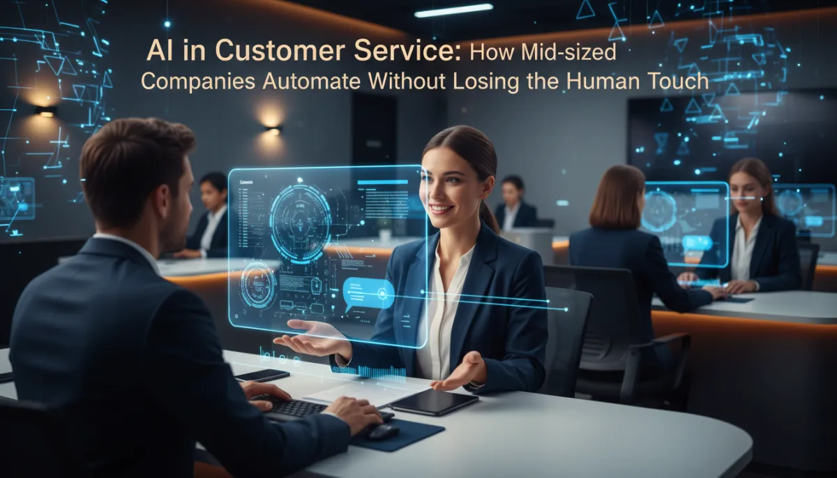 IA en Atención al Cliente: Cómo las Empresas Medianas Automatizan sin Perder el Trato Humano