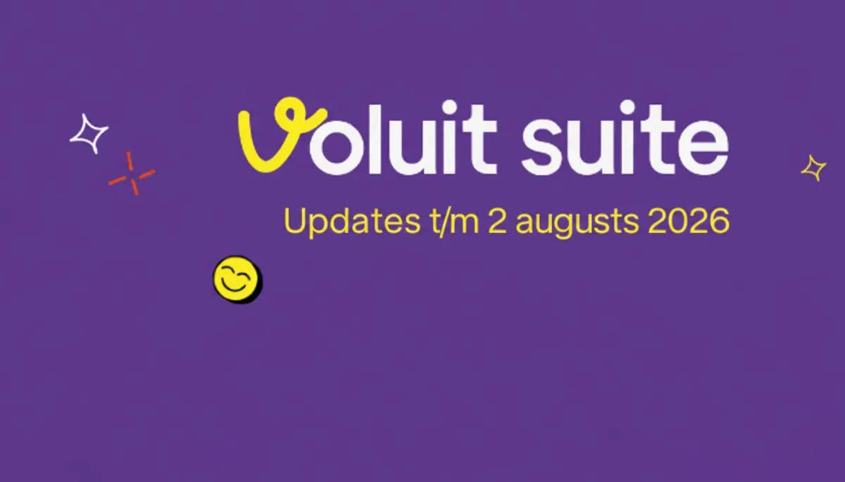 Voluit Suite Updates t/m 2 augustus 2026
