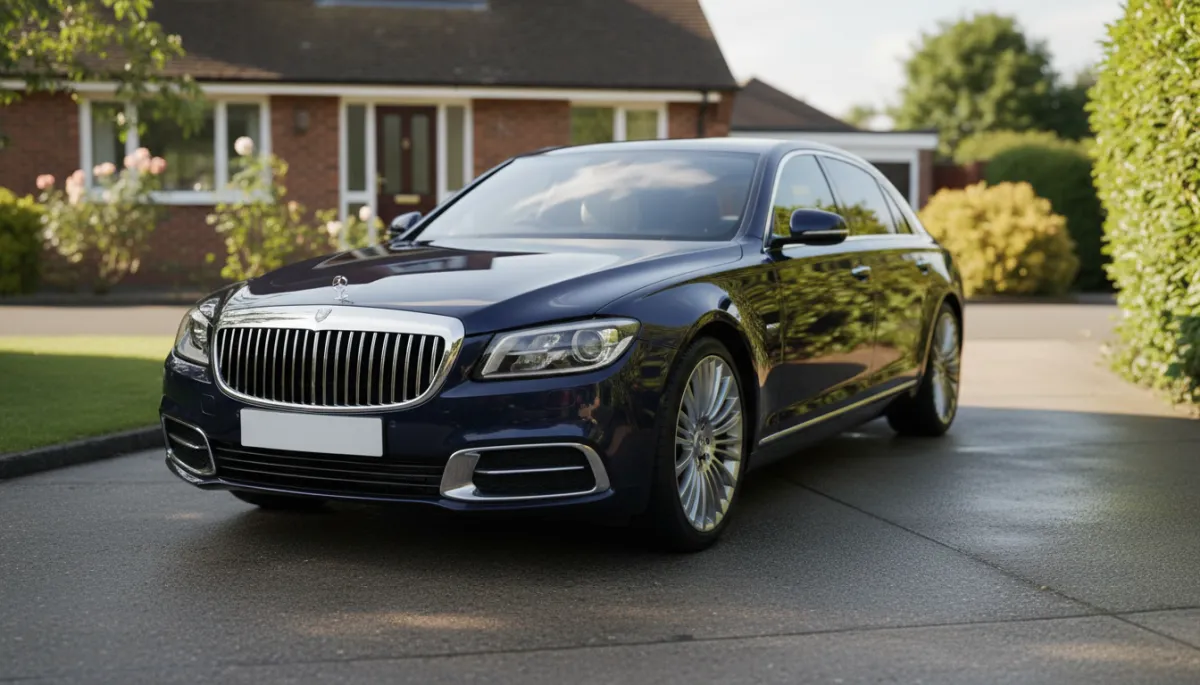 Gleaming freshly-detailed car on a sunny Leeds driveway — JKP AutoCare mobile car care