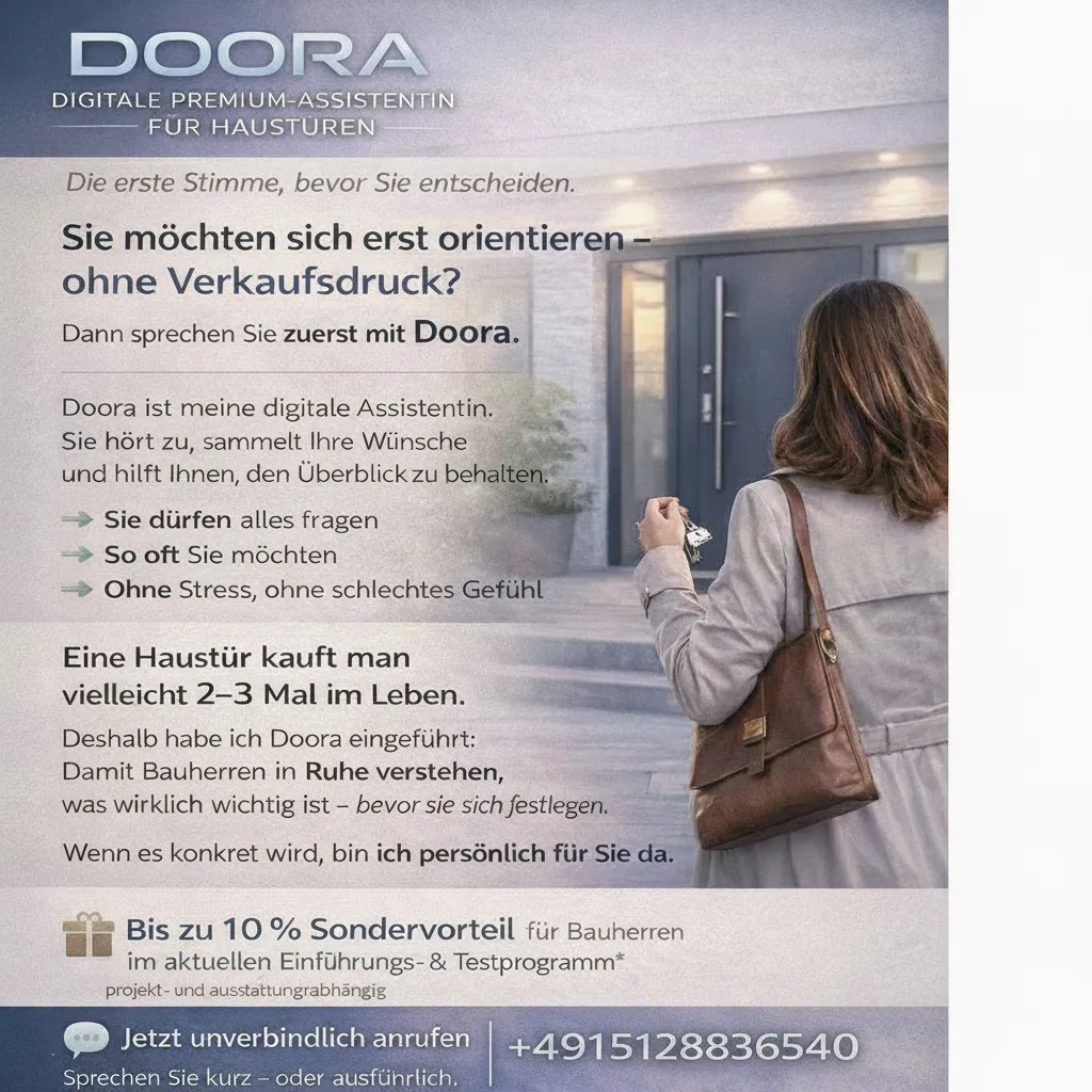DOORA: 24/7 KI-Beratung für Haustüren