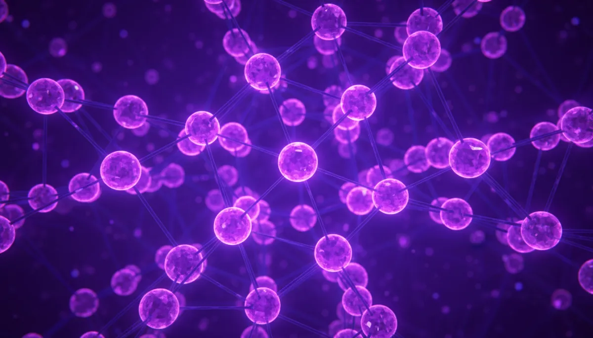 Abstract AI neural network data-flow visualization in deep purple and electric violet — AI Employers Newsletter
