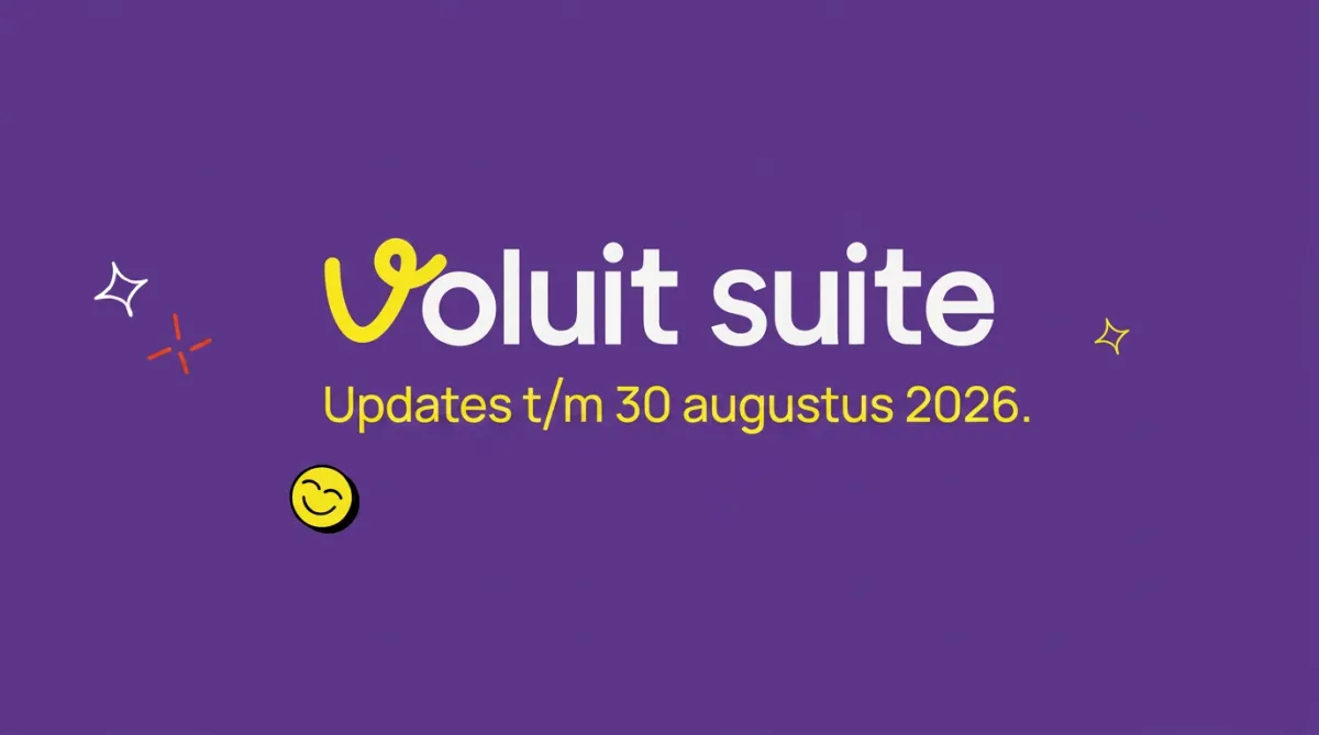 Voluit Suite Updates t/m 30 augustus 2026
