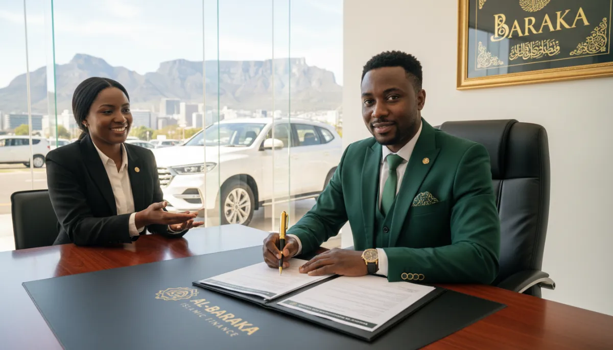 Shariah-Compliant Car Finance in South Africa — MuslimFin article cover