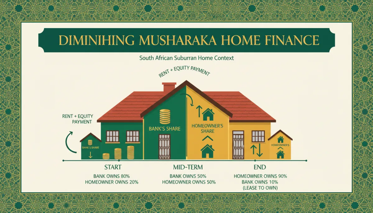 What is Diminishing Musharaka? Islamic Home Finance Explained in Plain English — MuslimFin article cover
