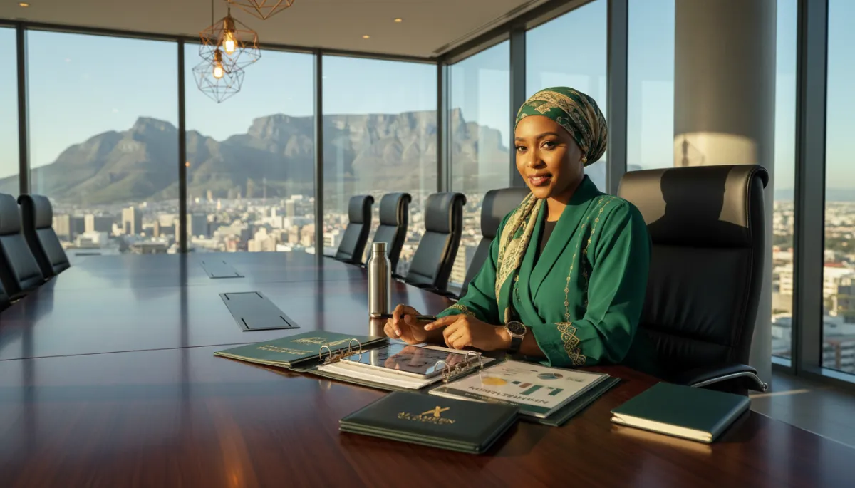 Islamic Finance for Muslim Women in Business in South Africa — MuslimFin article cover