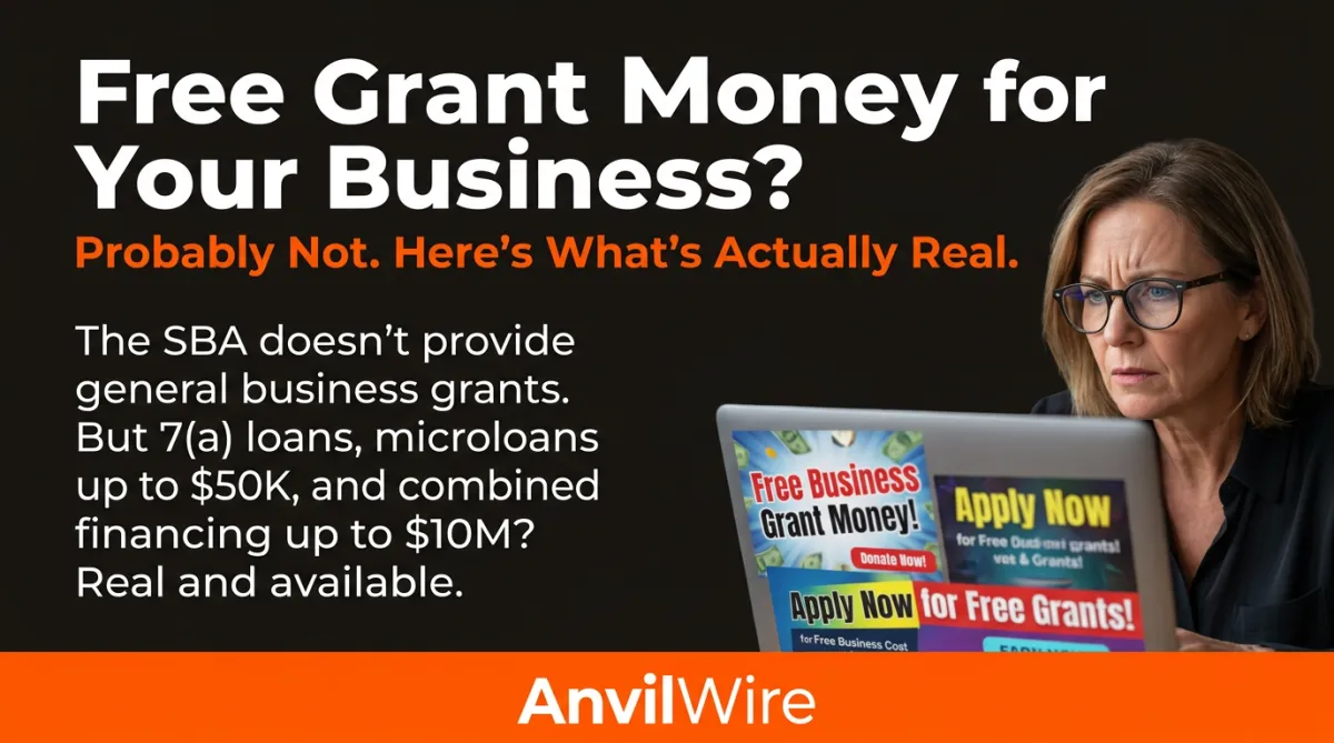 Free Money for Your Business? Probably Not. But Here's What the SBA Really Offers.