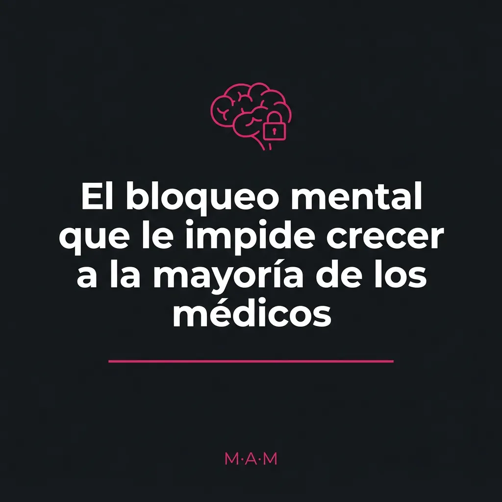 El bloqueo mental que le impide crecer a la mayoría de los médicos (no es falta de talento)