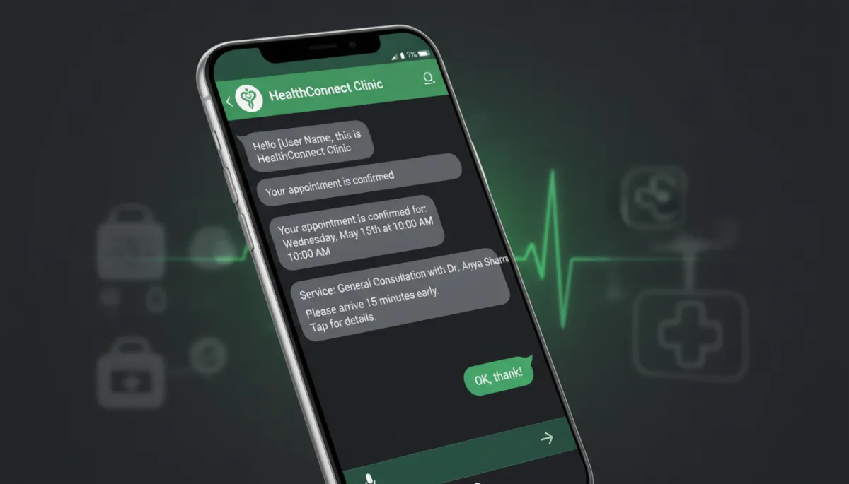WhatsApp patient communication templates South Africa healthcare