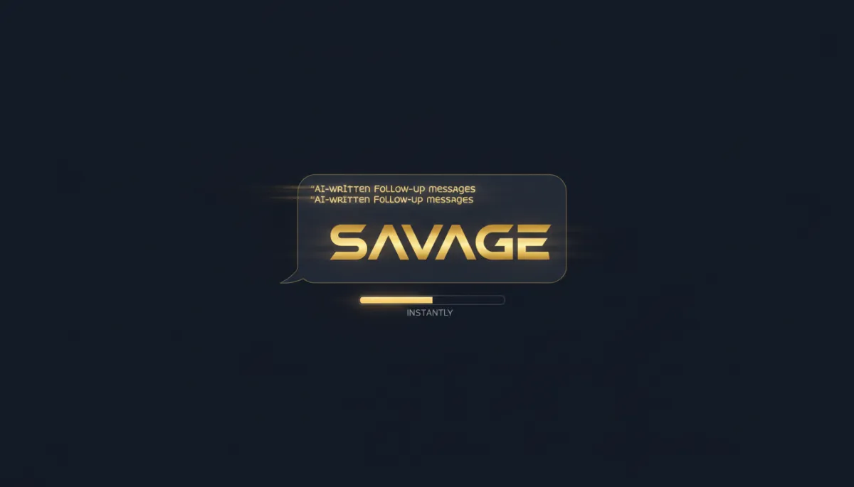 Savage AI Writes the Text So You Don't Have To