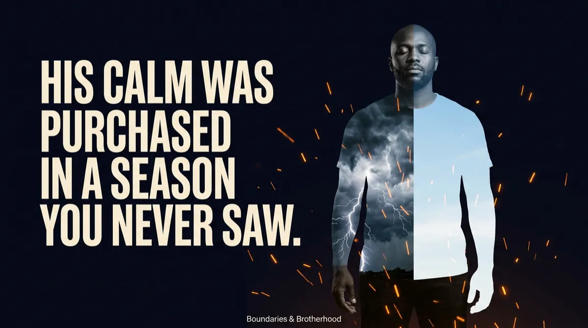 His Calm Was Purchased in a Season You Never Saw