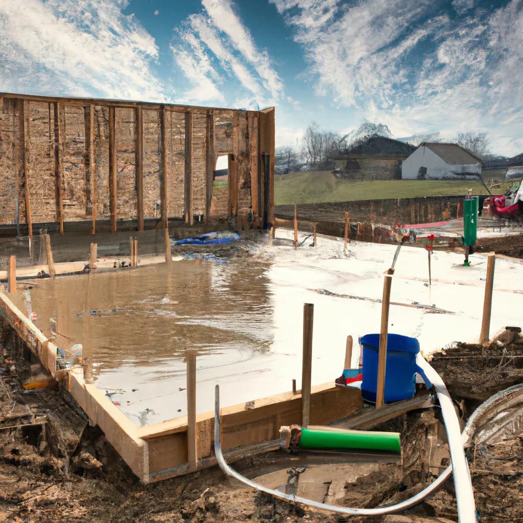 House flip at the foundation stage
