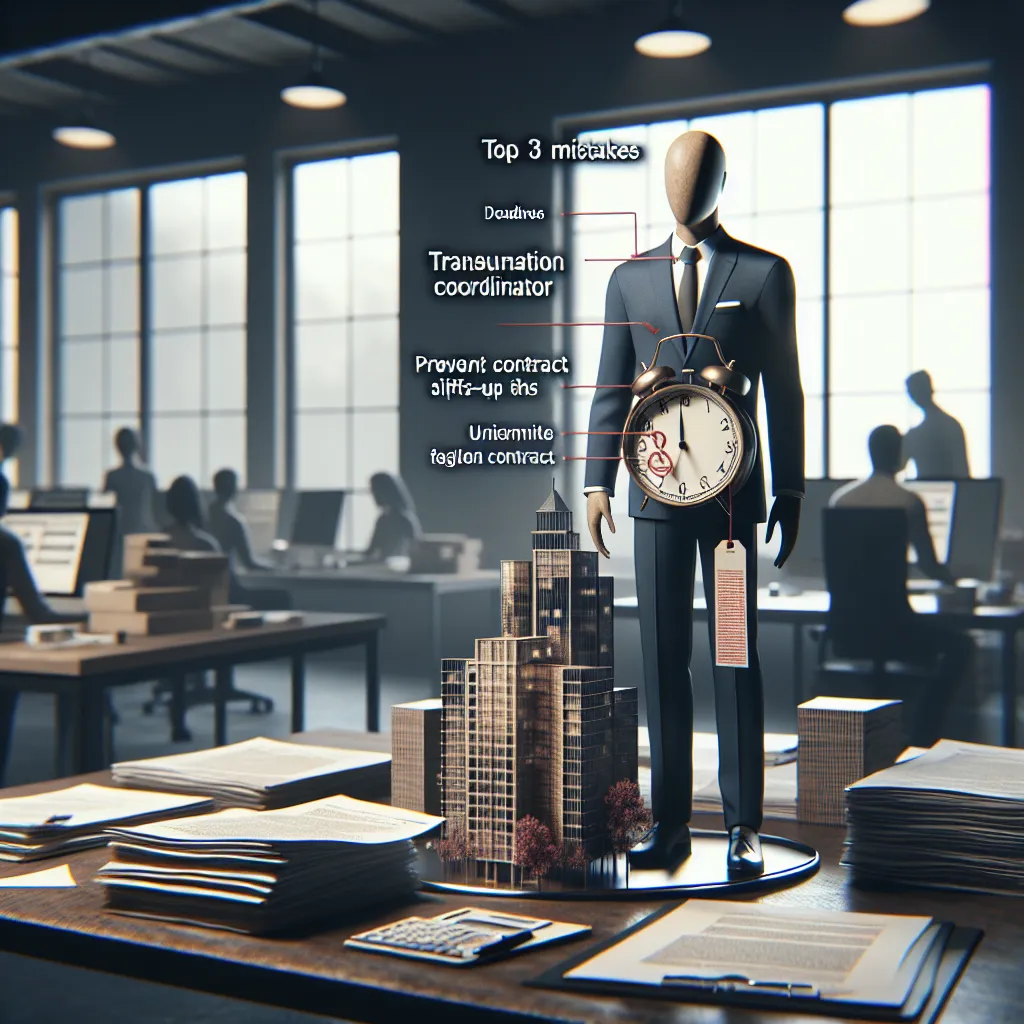 How a Transaction Coordinator Can Help Avoid Contract Deadline Slip-Ups