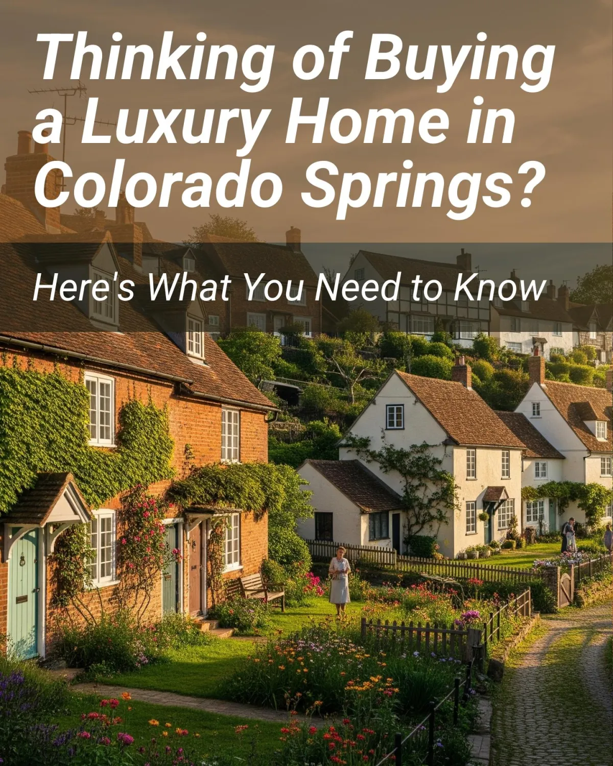 Thinking of Buying a Luxury Home in Colorado Springs? It's Not Just About the Money!