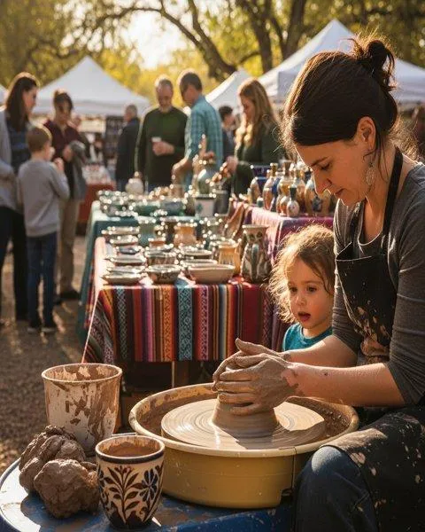 Corrales is the kind of place where creativity sets the pace. Local artisan markets and cultural events aren’t just a weekend outing, they’re woven into the character of the village and shape what it feels like to live here. From ongoing craft fairs and seasonal art festivals to the much-anticipated Art Studio Tour featuring a large community of talented creators, there’s always an opportunity to meet the faces behind Corrales’ unique artistry. 🎨