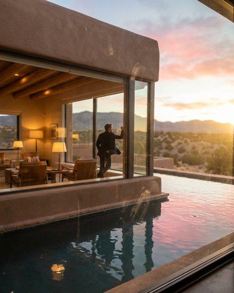 Luxury in Northern New Mexico is more than a price point, it’s defined by the perfect blend of privacy, breathtaking views, and architectural character that feels both distinct and deeply rooted in place. Here, the expectation isn’t just seclusion; it’s living where mountain horizons or city lights pour in through walls of glass, where outdoor spaces extend your sanctuary, and where every detail, from original woodwork to expansive patios, reflects the region’s unique spirit.