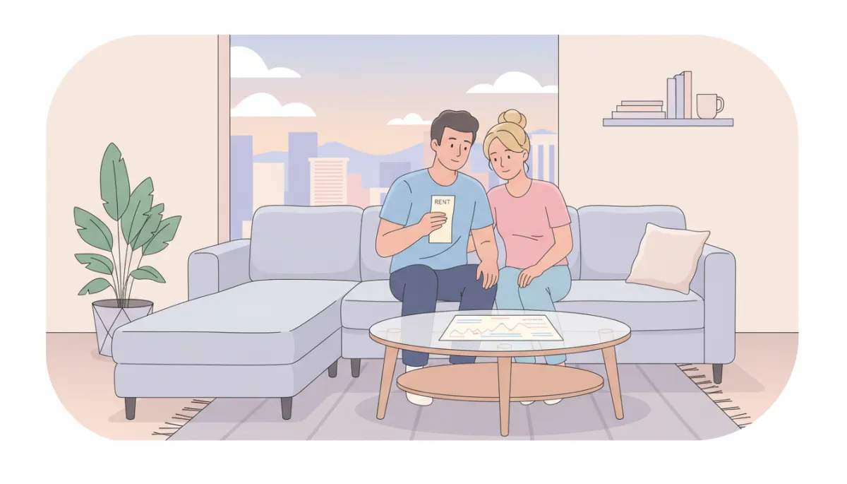 Renters comparing current rent to potential mortgage payment