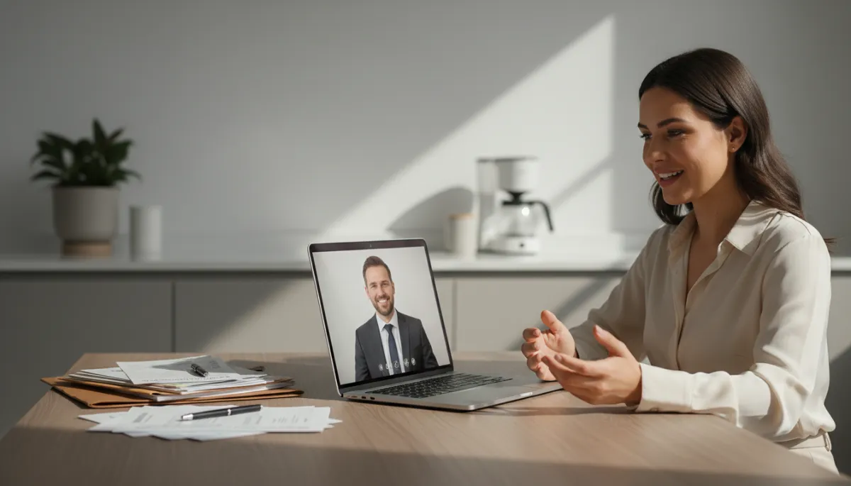 Self-employed borrower reviewing bank statements for a mortgage application