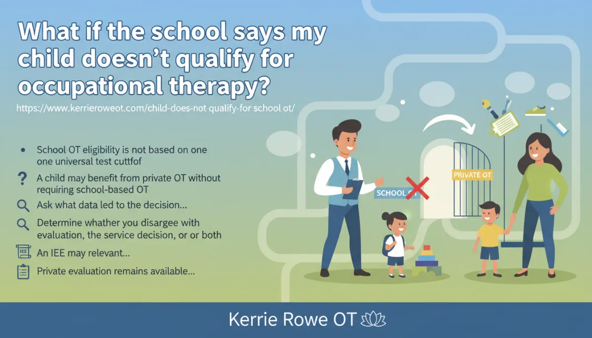 School OT Eligibility vs. Private OT Options