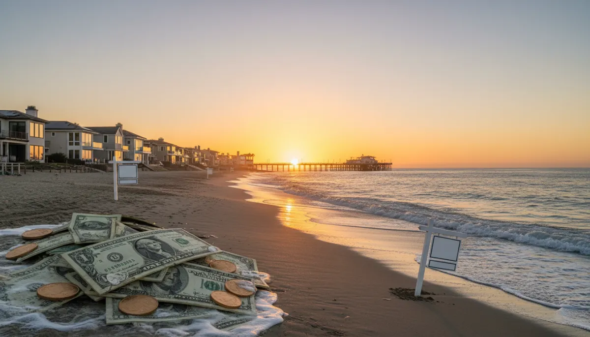 Imperial Beach home buyers reviewing mortgage pre-approval documents at a dining table