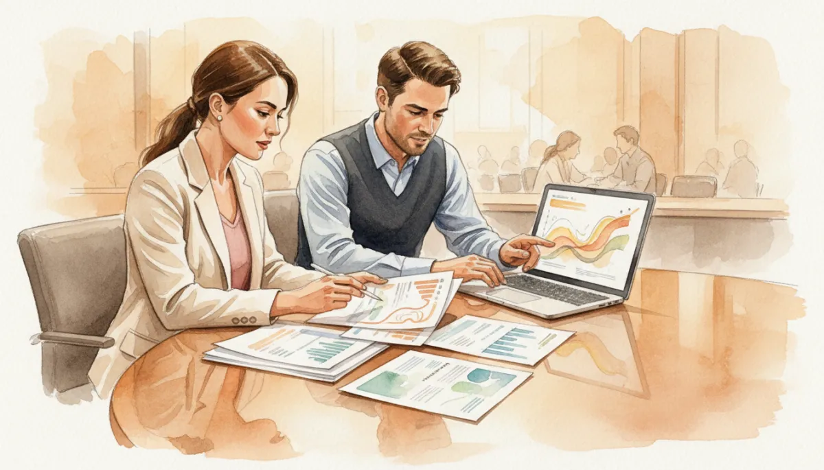 Houston business owner discussing group health insurance plans with a local broker