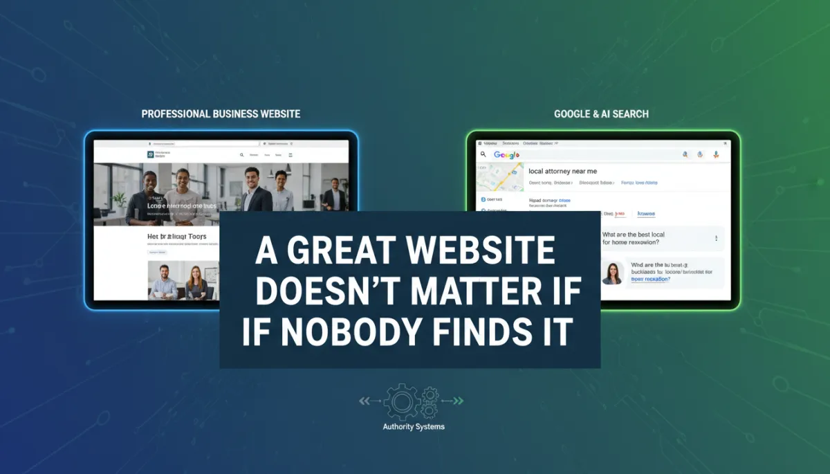 Why Your Stunning Website Isn't Ranking