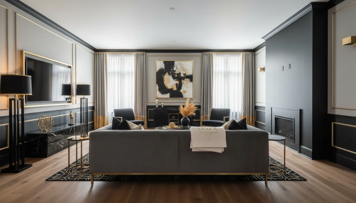 Renovated Rhode Island living room completed with fix and flip financing