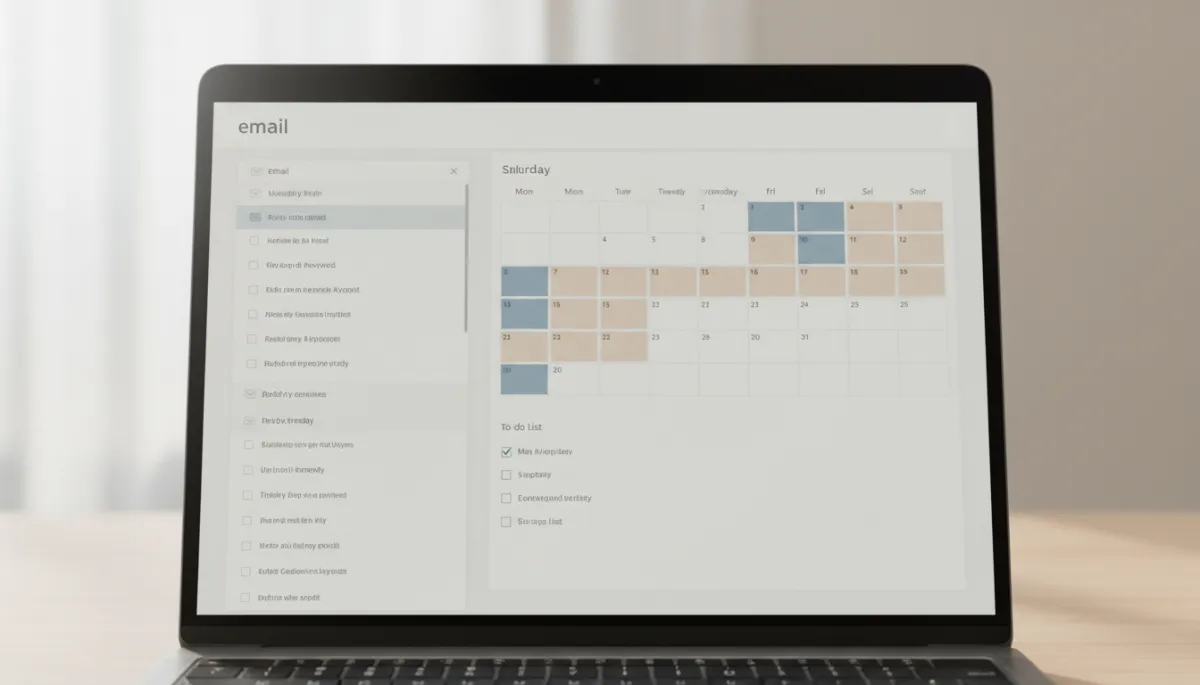 Busy inbox and schedule representing why prospects often ghost