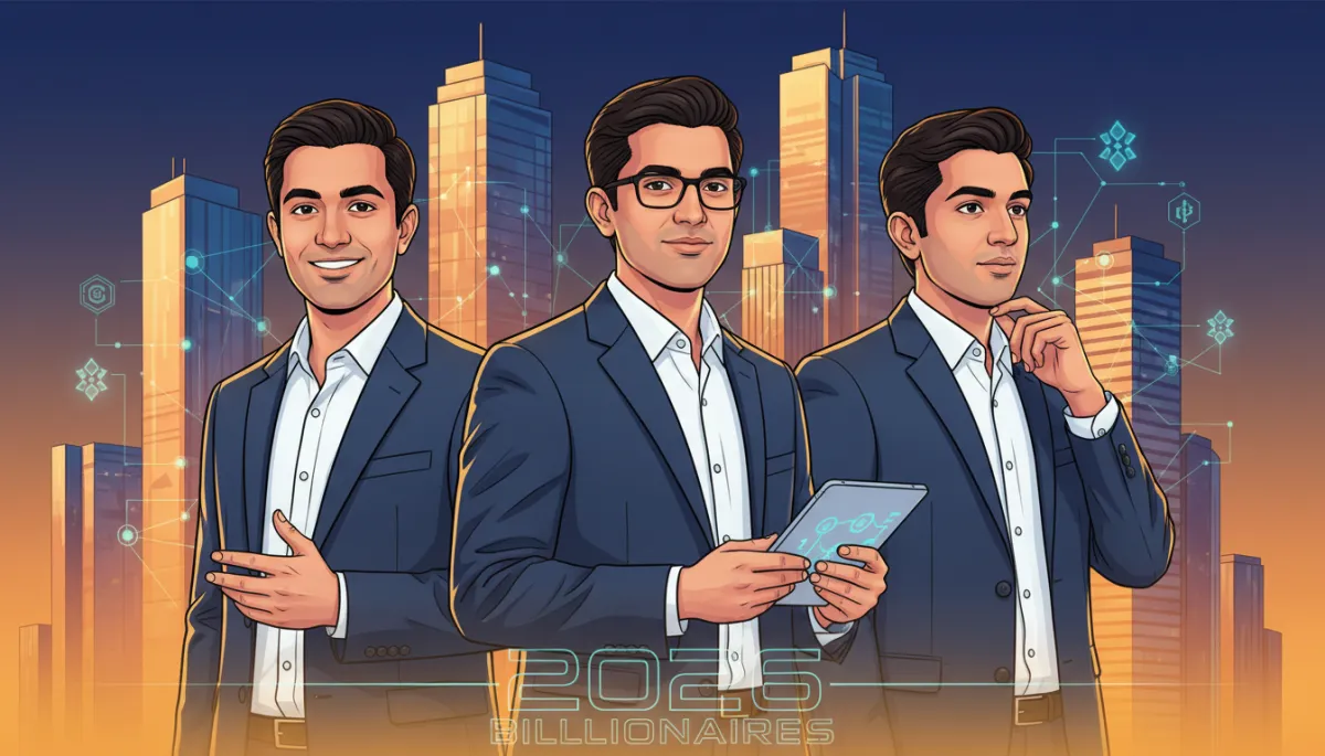 Mercor founders Brendan Foody Adarsh Hiremath Surya Midha — Forbes 2026 billionaires
