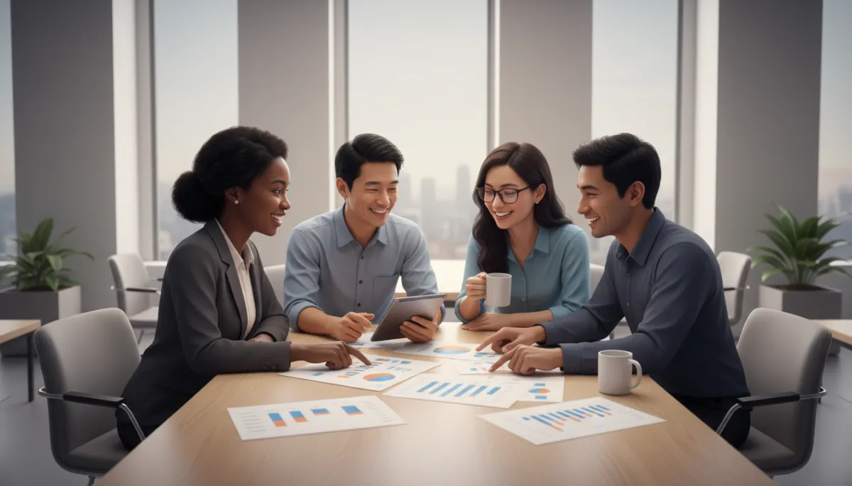how to close a sale — group of founders celebrating improved sales results together