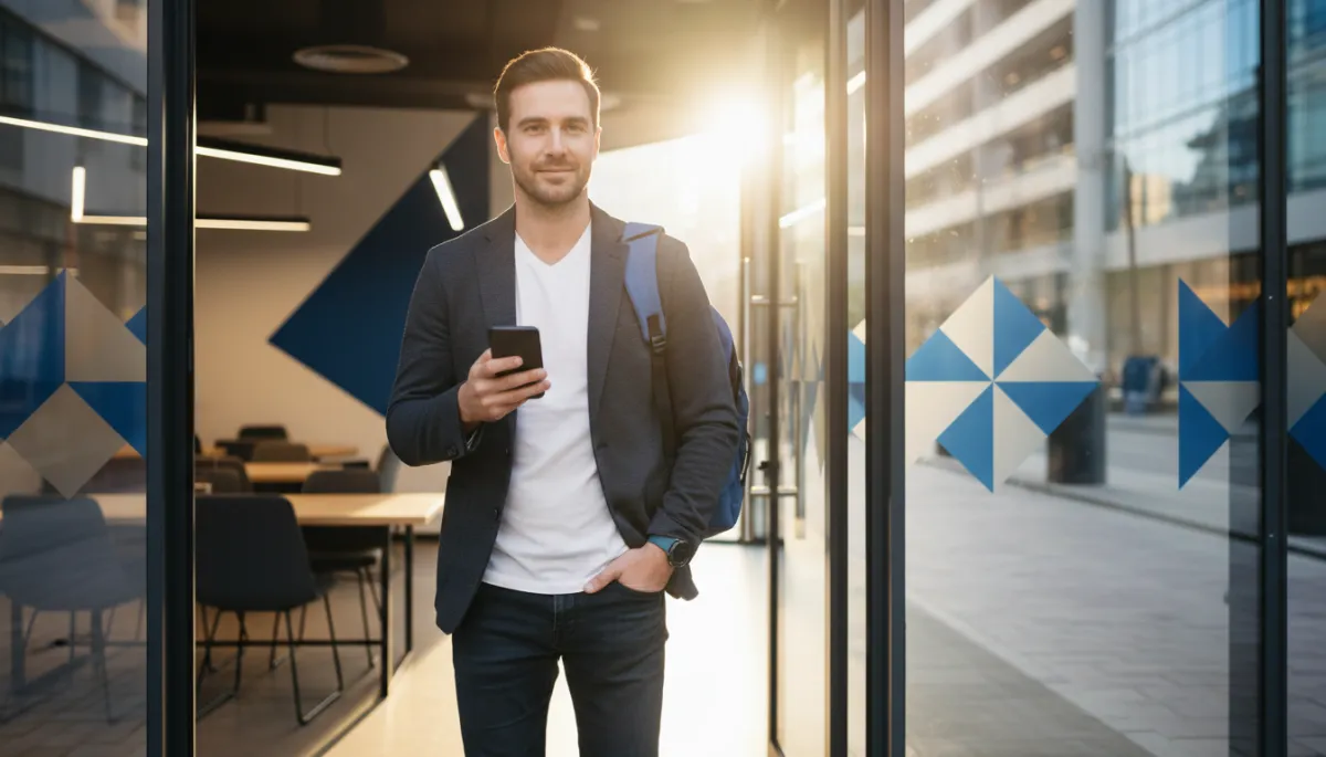 sales confidence for founders — founder stepping into new day with confidence
