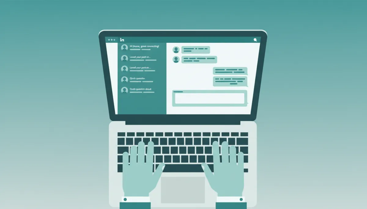 LinkedIn prospecting strategy — warm personalized outreach messages for startup founders