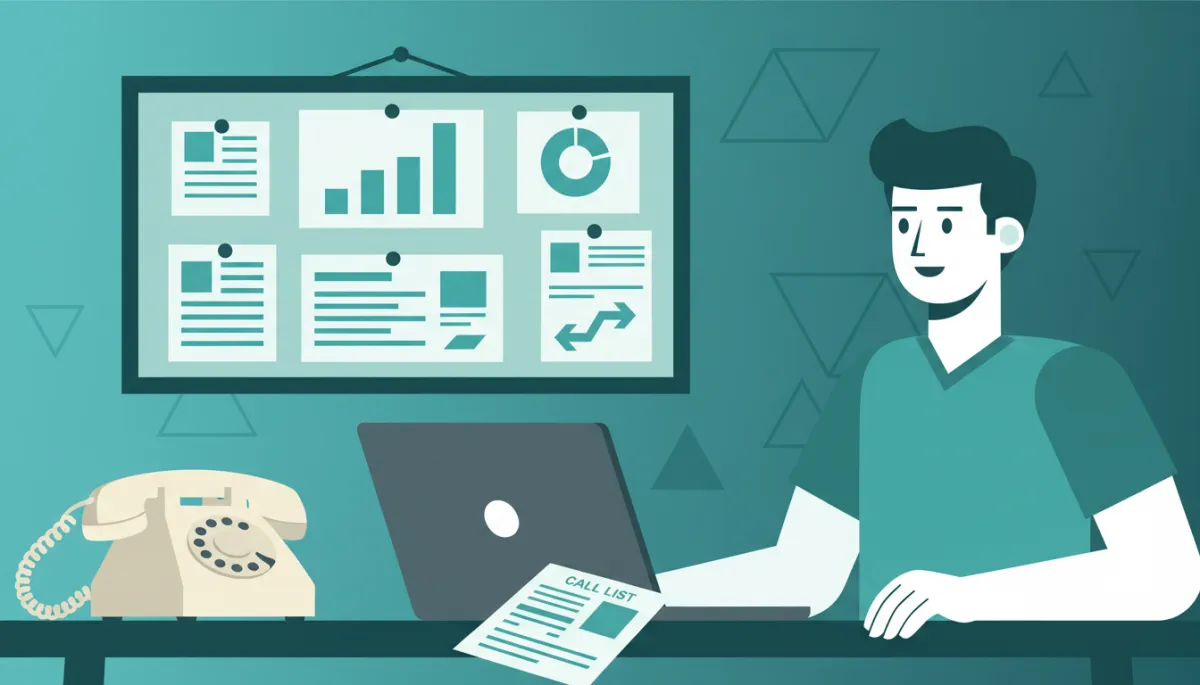 sales prospecting for founders — founder using phone and laptop for cold outreach