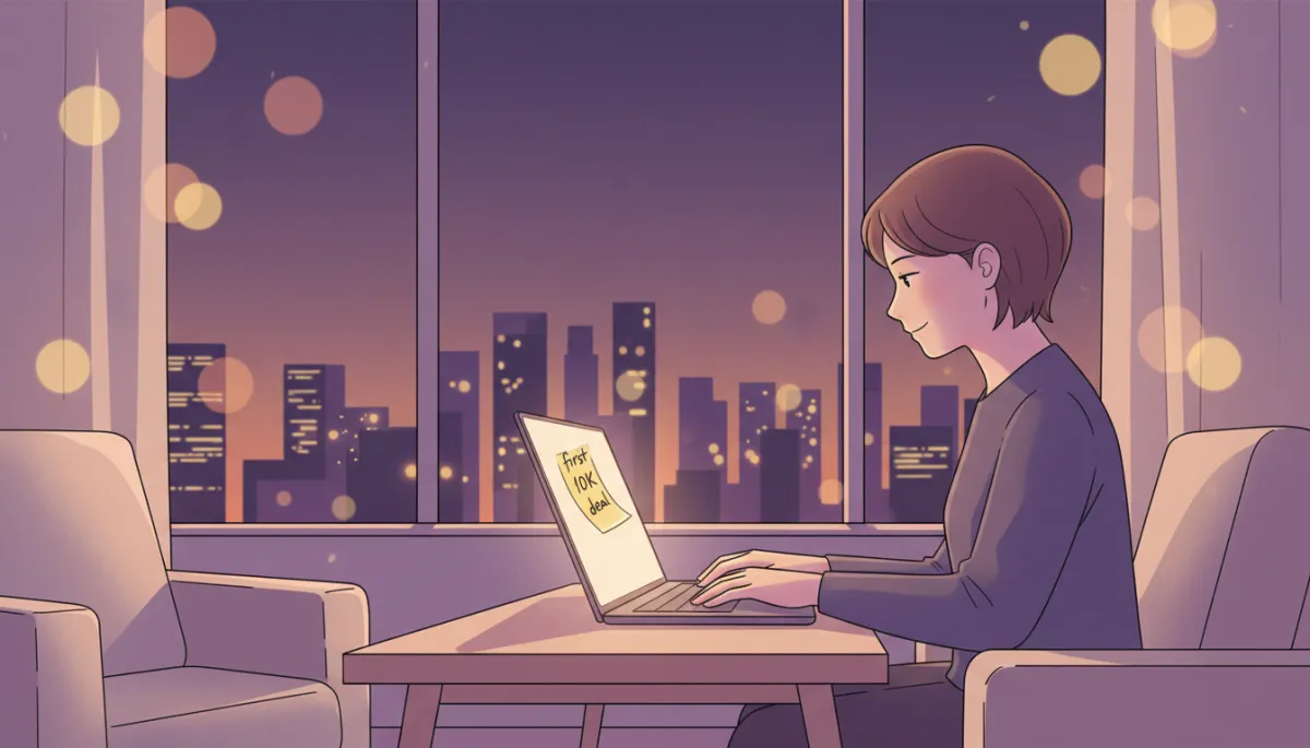 high-ticket sales for founders — founder ending the day after closing a high-ticket deal