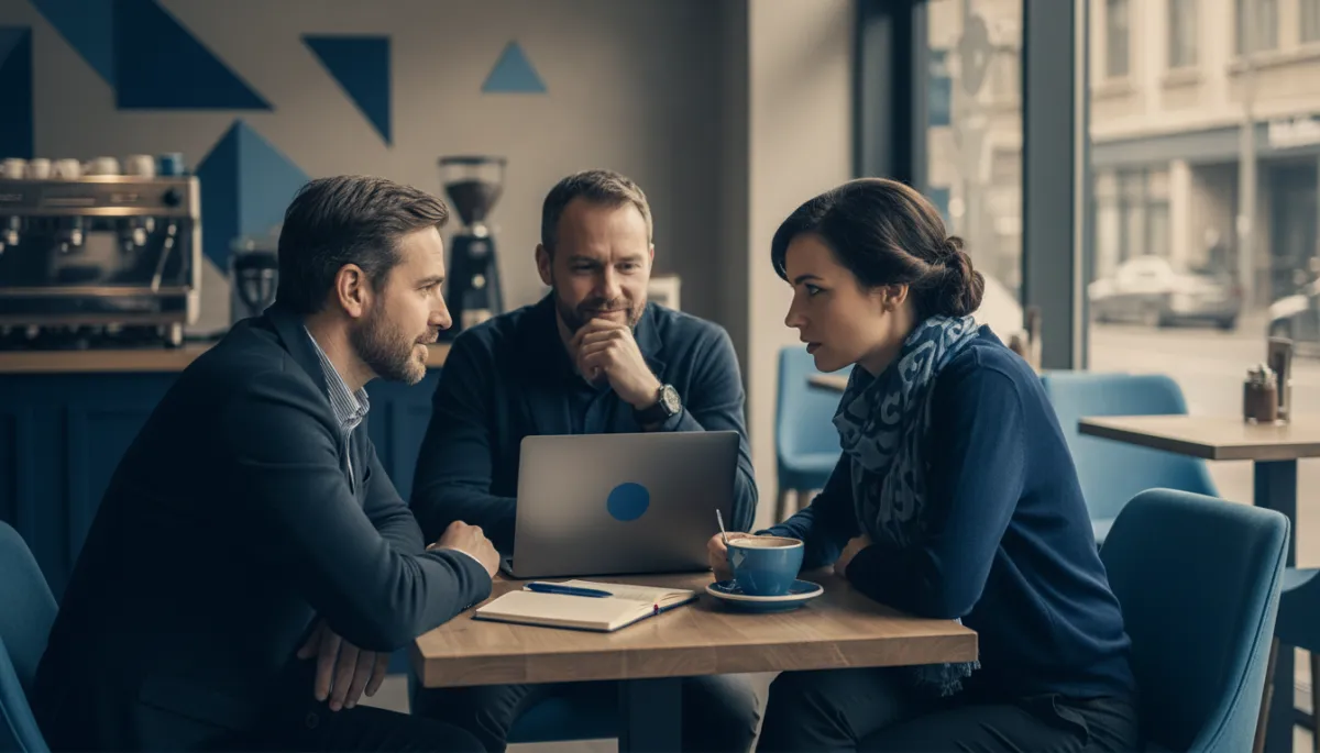 how to build a startup that sells — founder listening to early customer
