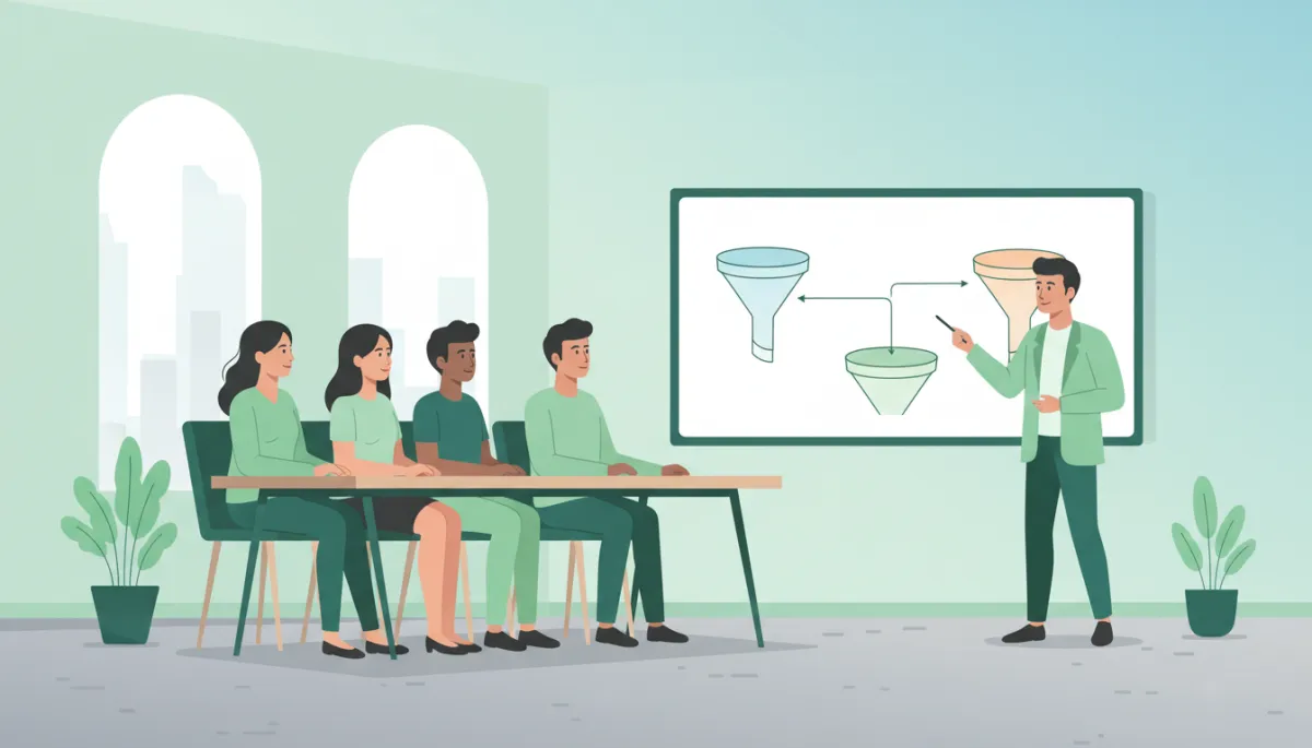 how to sell biotech — group of biotech founders learning sales strategies